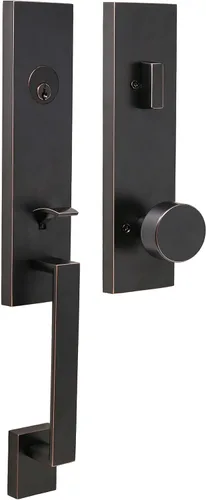 Weslock Leighton - Manija de entrada (bronce aceitado)