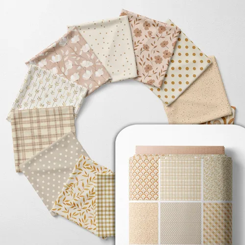 Miniatura 62 de Paquete de tela de algodón de color sólido, 50 cuadrados precortados (8 x 8 x 8 pulgadas), 100% algodón, 120 GSM, fabricado en Türkiye