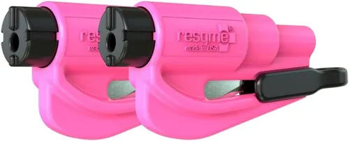 Miniatura 12 de resqme Llavero de emergencia compacto original, herramienta de escape de coche, cortador de cinturón de seguridad y rompevanas, fabricado en Estados