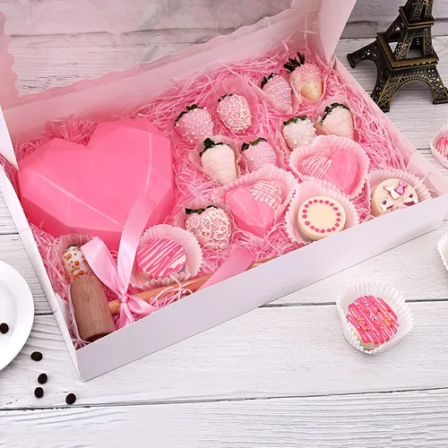 Miniatura 4 de Tcoivs - 20 cajas de pastelería de 16 x 11 x 2.5 pulgadas con visor, diseño autoemergente para 12 donas, cajas de galletas grandes para pasteles