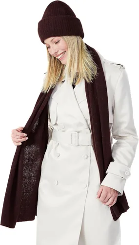 Miniatura 2 de Gorro de punto grueso para mujer, 100% cachemira, suave y elástico, cálido para invierno