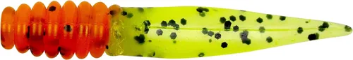 Miniatura 39 de Bobby Garland Slab Slay'R Señuelo de pesca de plástico suave para crappie, equipo de pesca y accesorios, 2 pulgadas, Chartreuse Silver Chartreuse
