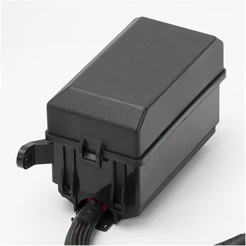 Miniatura 4 de 12 vías 12V Fusible Realy Box Car Metallic Pins Universal 6 Way Relay y 6 ranuras ATO/ATC Blade Fuse Holder con control inalámbrico