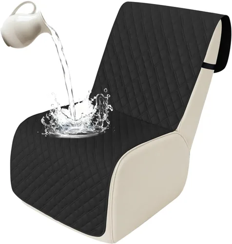 Miniatura 12 de Arfntevss Fundas de sofá modular reclinable, 100% impermeable, en forma de L, para sillón reclinable en forma de L, funda seccional lavable