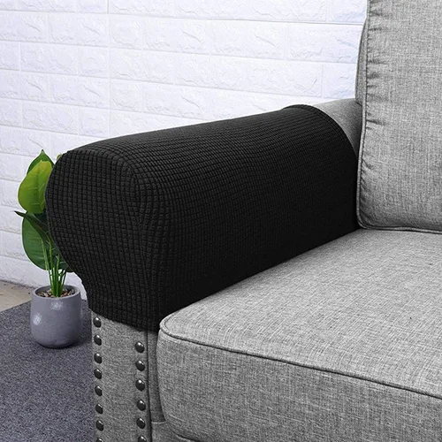 Miniatura 2 de Fundas repelentes al agua para reposabrazos de sofá, tela elástica de elastano, antideslizante, protector de muebles, fundas para sillón reclinable