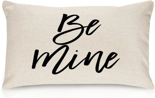 Miniatura 42 de Better When We are Together - Fundas de almohada lumbar de 12 x 20 pulgadas con citas divertidas de algodón y lino para sofá, decoración de sala