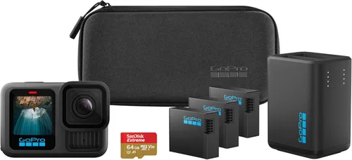 Miniatura 10 de GoPro HERO13 Black Creator Edition - Incluye HERO13 Black, Volta (empuñadura de batería, trípode, control remoto), Media Mod, Light Mod, Batería