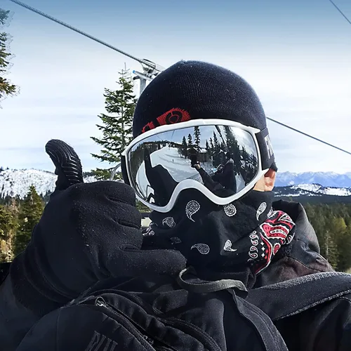 Miniatura 7 de Findway - Gafas de esquí para usar sobre anteojos, para nieve y snowboard, para hombre, mujer y jóvenes, 100 % protección contra rayos ultravioleta