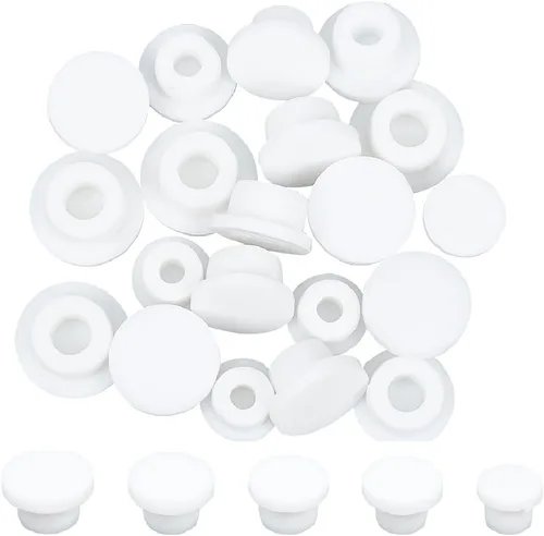 Miniatura 8 de GORGECRAFT 50 tapones de goma de silicona para salero y pimentero de 5 tamaños, 0.394 in, 0.433 in, 0.472 in, 0.512 in, 0.551 in de diámetro