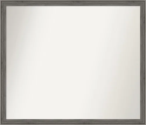 Miniatura 240 de Amanti Art Espejo personalizado, espejo de baño gris plomo a rayas, espejo de pared o espejo de tocador de baño sobre el fregadero