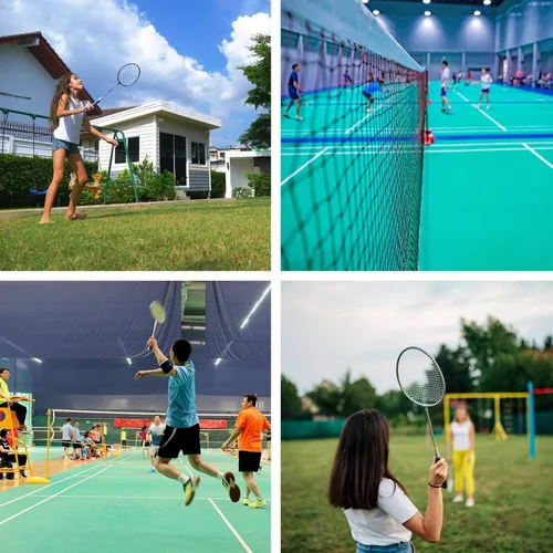 Miniatura 6 de Red de bádminton Glodwheat para deportes al aire libre e interior fitness bádminton pickleball red de repuesto para patio trasero playa jardín