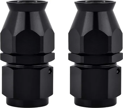 Miniatura 7 de EVIL ENERGY 6AN PTFE montaje extremo manguera montaje 180 grados negro para manguera de PTFE solamente 2PCS