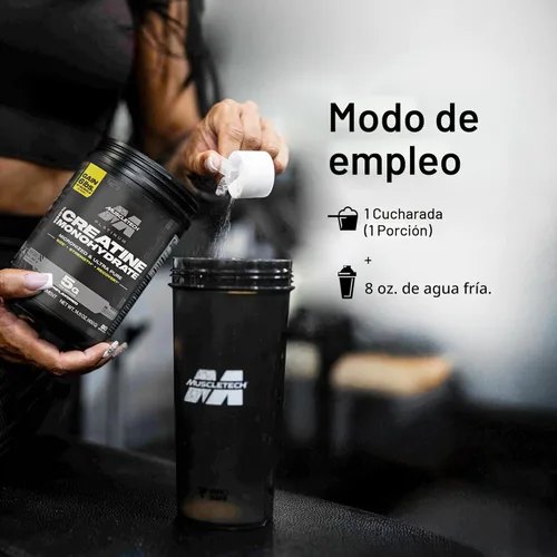 Miniatura 8 de MuscleTech Platinum - Monohidrato de creatina en polvo, micronizada para recuperación muscular y aumentar la musculatura en hombres o mujeres