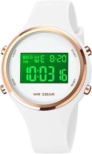 Miniatura 4 de Relojes deportivos para exteriores reloj despertador 5 bares impermeable LED digital