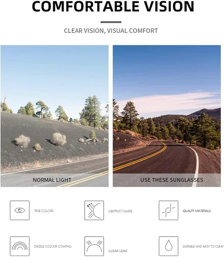 Miniatura 4 de Lentes de sol polarizados para ciclismo, protección UV, para hombres y mujeres, unisex, para conducir, pescar, correr al aire libre