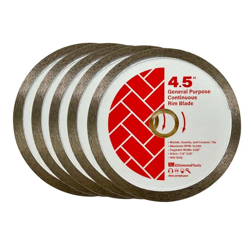 Miniatura 12 de Hojas de sierra de diamante de 7" para azulejos de porcelana, cerámica y azulejos de piedra, eje de 5/8" Hoja de azulejos de porcelana