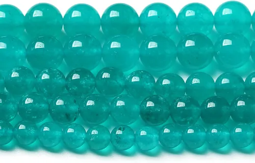 Miniatura 56 de 45 cuentas de turquesa de 0.315 pulgadas con concha de howlita azul perla y turquesa cuentas de piedra para hacer joyas, pulseras, collares, aretes