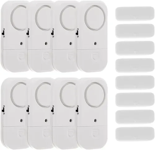 Miniatura 7 de Alarma de ventana y puerta para seguridad de los niños, paquete de 5 unidades de seguridad personal para piscina, alerta antirrobo, pacientes