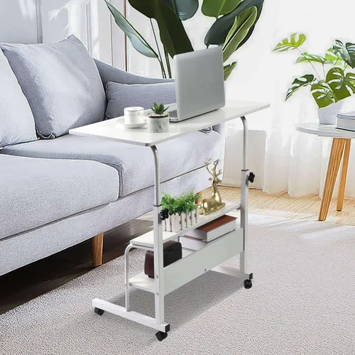 Miniatura 7 de Mesa Ajustable para Estudiante Computadora Portátil Muebles de Oficina en Casa Espacios Pequeños Sofá Dormitorio Mesita de Noche Escritorio Aprender