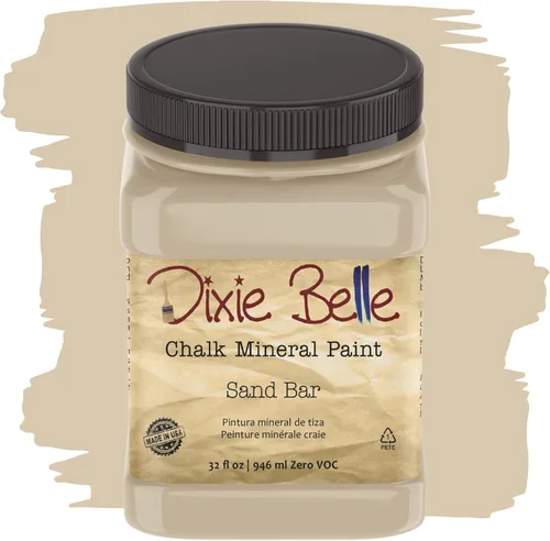 Miniatura 54 de Dixie Belle Paint Company - Pintura con acabado de tiza para muebles, color negro (Caviar), 1 galón, 128 fl oz, pintura mineral color rosa intenso