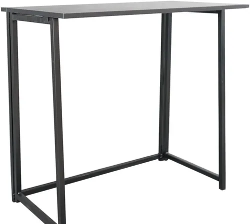 Miniatura 5 de Escritorio plegable para computadora para espacios pequeños, necesita montaje, escritorio de oficina en casa, mesa plegable para computadora, mesa
