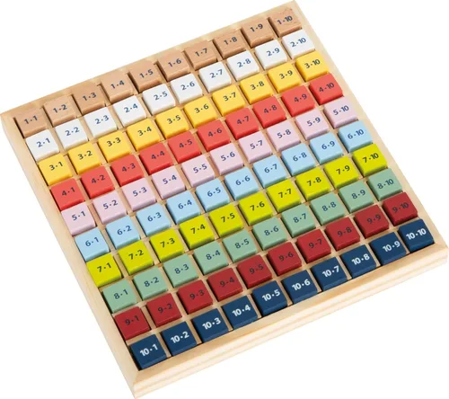 small foot Wooden toys Small Foot Wooden Toys Learning Multiplication Table "Educate" juguete educativo diseñado para niños a partir de 6 años,