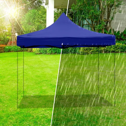 Miniatura 3 de Toldo de repuesto de 6 x 6 pies, tienda de campaña desplegable para uso comercial, instantáneo, al aire libre, portátil, patio, césped, cenador, Azul