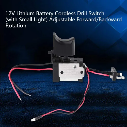 Miniatura 6 de Interruptor de taladro eléctrico, herramienta de energía eléctrica de 7,2 V - 24 V, batería de litio, interruptor de disparo de control de velocidad