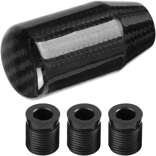 Yosoo Health Gear Pomo universal de fibra de carbono, 5 velocidades, negro, 0.315 in-0.472 in, 1.6 in, estilo moderno, fácil de instalar,