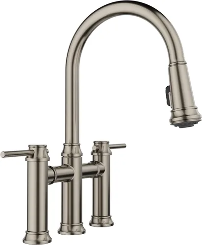 Miniatura 9 de Empressa - Grifo de puente desplegable (1.5 GPM, color negro mate)