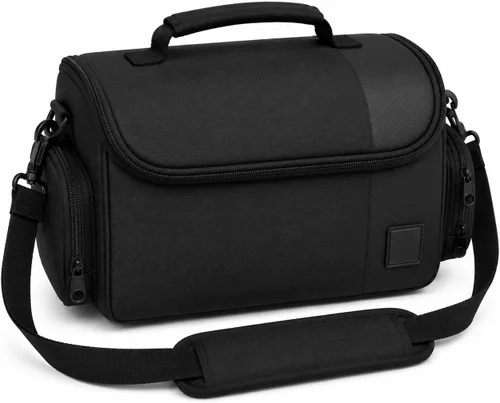 Miniatura 9 de eCostConnection Pequeña bolsa acolchada para cámara con correa para el hombro - Estuche compacto para cámara DSLR y sin espejo, funda protectora