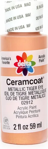Miniatura 14 de Delta Creative Ceramcoat - Pintura acrílica metálica y perla en varios colores (2 onzas), color aguamarina Cool Pearl