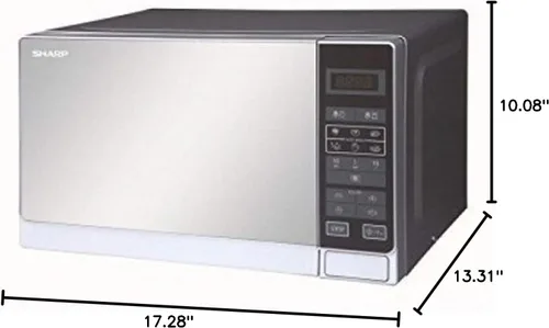Miniatura 3 de Sharp Horno microondas R-20MT de 20 litros y 800 W, 220 voltios (no para EE. UU.)