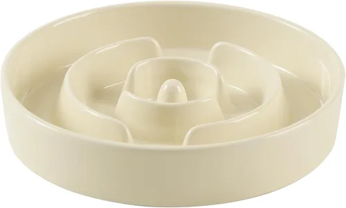 Miniatura 53 de Havniva Tazón de cerámica de 0.9 tazas para perros de alimentación lenta para perros pequeños, alimentador lento para mascotas de 6.1 pulgadas, 1 x
