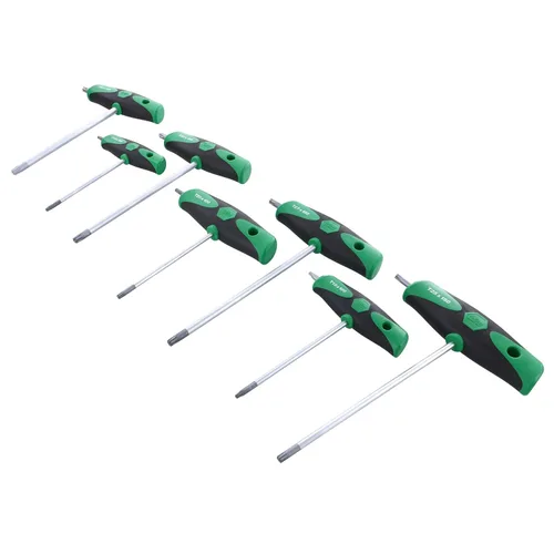 Wiha 36497 Llave Torx con mango en T con agarre acolchado y destornillador lateral, multicolor, 17.272 pulgadas de largo x 28.448 pulgadas de ancho
