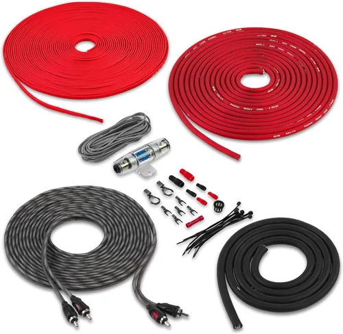Miniatura 15 de Belva True 1/0 Calibre AWG Premium CCA Kit Completo de Cableado de Amplificador con Cable RCA OFC de 2 Canales - BAK02BL Azul