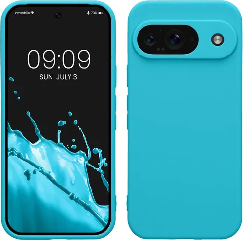 Miniatura 74 de kwmobile Funda compatible con Google Pixel 9 Pro - Funda protectora delgada de TPU para teléfono - Acabado mate suave - Negro mate
