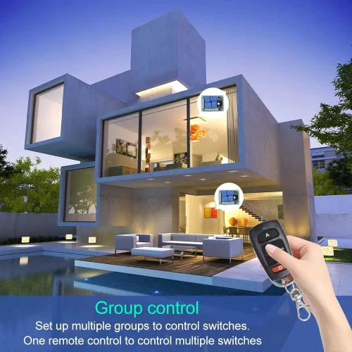 Miniatura 3 de QIACHIP - Relé de 12 V CC, mando a distancia inalámbrico con interruptor RF, control remoto de 4 canales, módulo 433 MHz, kit de transmisor