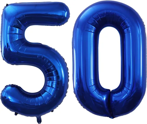 Miniatura 45 de Goer, conjunto de globos de papel aluminio para decoraciones de cumpleaños, globos de las letras de feliz cumpleaños y de números Oro