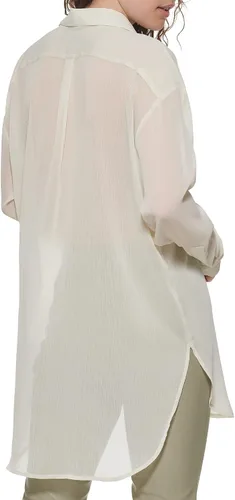 Miniatura 4 de DKNY Camiseta deportiva con botones para mujer