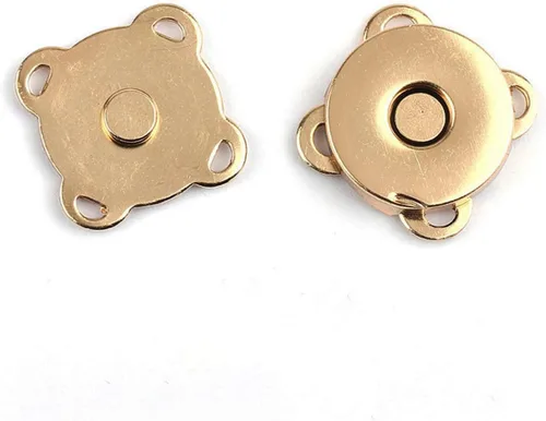 Miniatura 6 de WAFJMAF - 10 juegos de cierres magnéticos para bolsas, botones a presión, monedero ideal para cierre, bolso, ropa, costura, manualidades, no Negro
