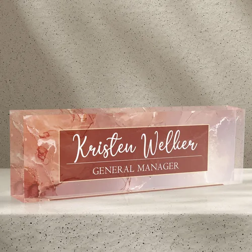 Miniatura 17 de Placa de nombre personalizada para escritorio de oficina, placas de nombre personalizadas para escritorios, placa de identificación personalizada