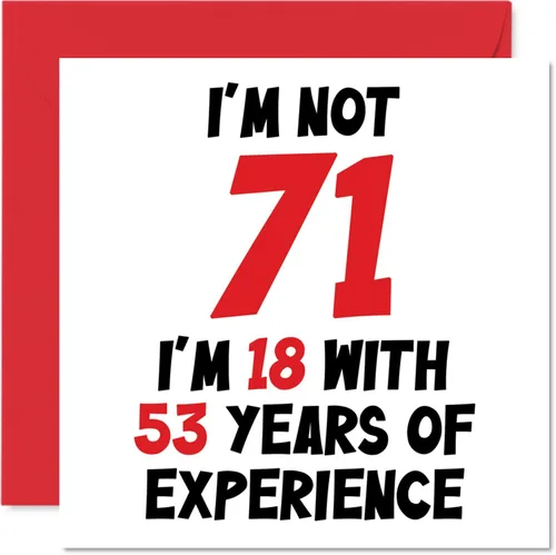Miniatura 42 de Tarjeta de cumpleaños número 100 para mujeres y hombres, no 100, soy 18 con 82 años de experiencia, divertida tarjeta de felicitación de feliz