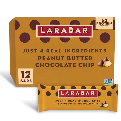 Miniatura 7 de Larabar - Mantequilla de maní con chispas de chocolate, barras de frutas y nueces sin gluten, 6