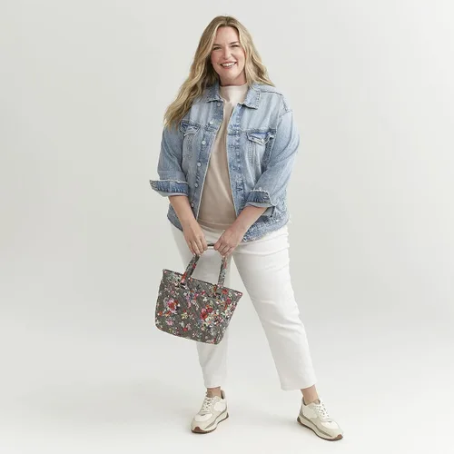 Miniatura 8 de Vera Bradley Bolso bandolera de algodón con múltiples correas