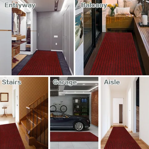 Miniatura 6 de Alfombra de pasillo de tamaño personalizado de 2 pies x 6 pies, alfombras de pasillo de 2-82 pies para pasillo, entrada, cocina, garaje, cuarto