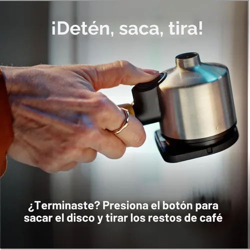 Miniatura 7 de Philips Baristina - Máquina de café expreso, molienda, apisona y prepara granos de café en una sola pasada, compacta, presión de bomba de 16 bares