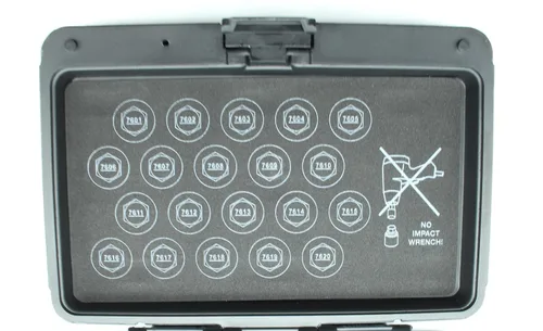 Miniatura 3 de TEMO Llave antirrobo del zócalo de la tuerca de la rueda antirrobo para Volvo Set A