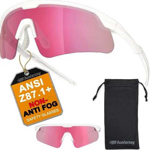 Miniatura 13 de HTS HUNTERSKY Gafas de Protección Ocular Antiniebla Deportivas de Seguridad para Mujeres y Hombres para Correr, Ciclismo, Conducción, Pickleball