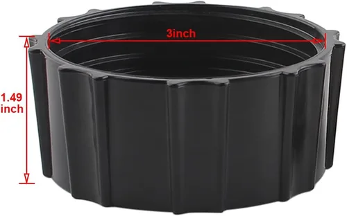 Miniatura 4 de Anbige Hoja de piezas de repuesto con anillo de collar de base de tarro, compatible con mezcladoras Black&Decker BL2010BP, BL2020S, BL2352P